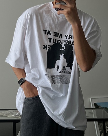 MKY 오버핏 반팔 티셔츠 (2 COLOR)